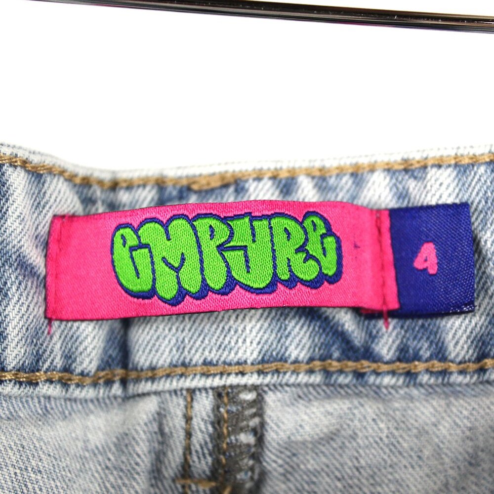 Empyre Tori High Rise Jeans Women's Sz 4 Y2K Light Blue Cargo Baggy Sk8r Hip Hop - Picture 10 of 10